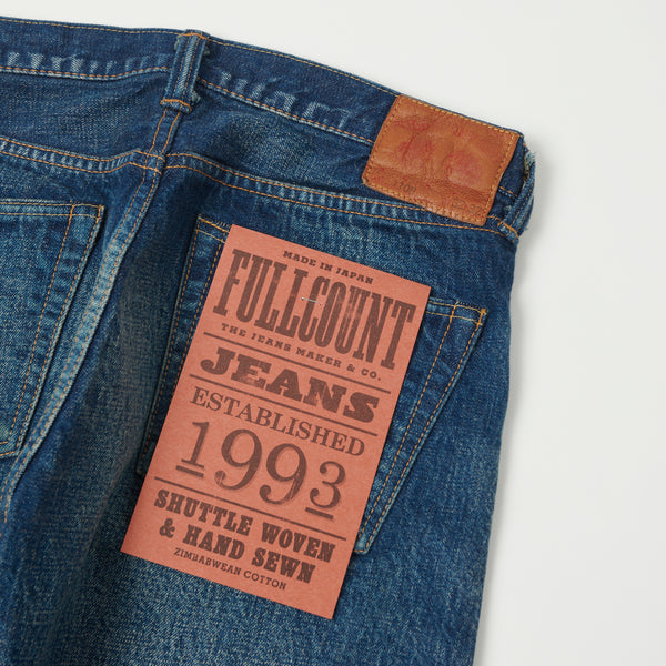 Full Count 1344-1108 More Than Real 13.7oz Slim Straight Jean - Heavy Wash