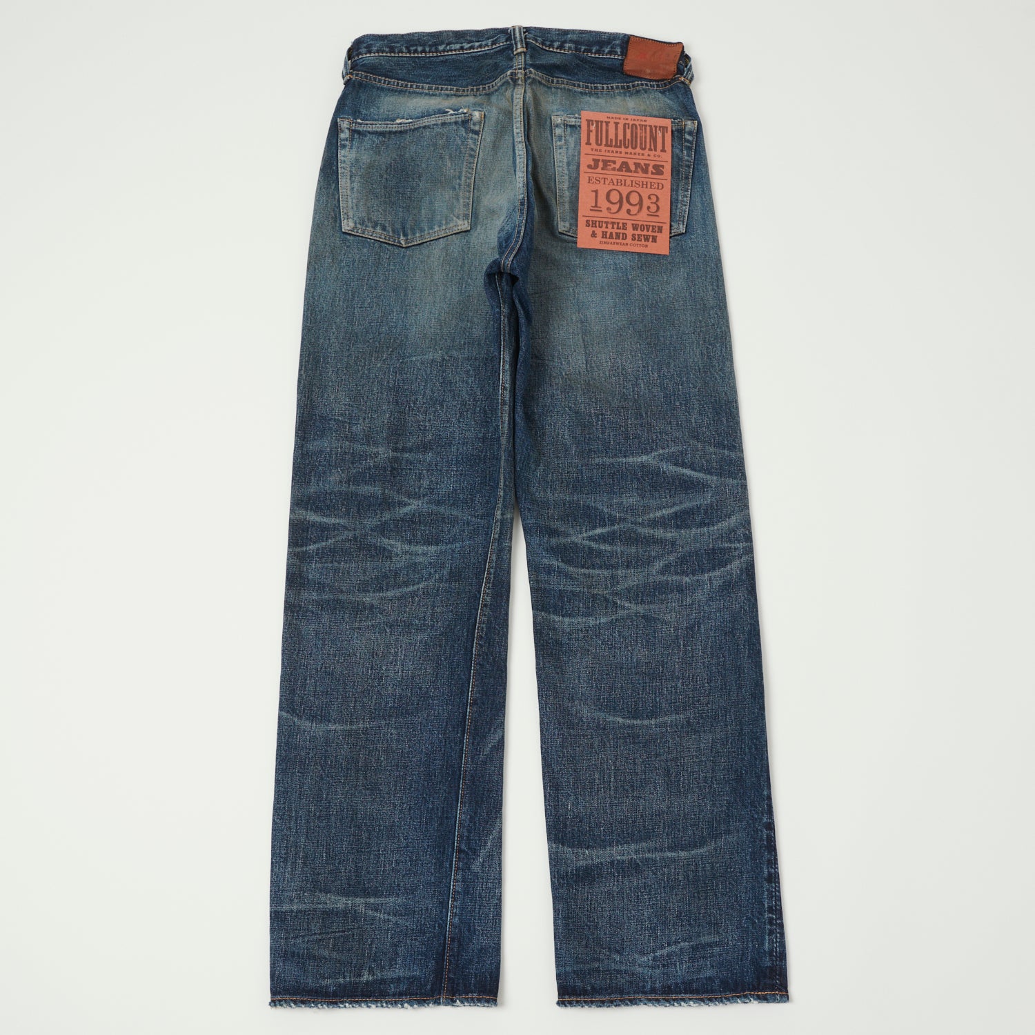 FULLCOUNT 0105XX 15.5oz Wide Straight Jean - 'Fear of the Dark
