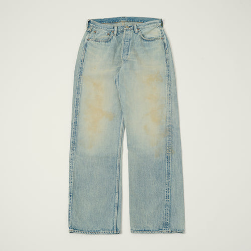 FULLCOUNT 0105 13.7oz Wide Straight Jean - 'Santa Monica' Wash