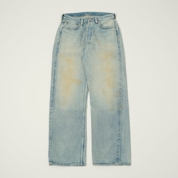 FULLCOUNT 0105 13.7oz Wide Straight Jean - 'Santa Monica' Wash