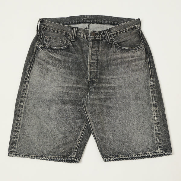Full Count 1904 Five Pocket Denim Shorts - Black Dartford