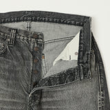 Full Count 1904 Five Pocket Denim Shorts - Black Dartford Wash