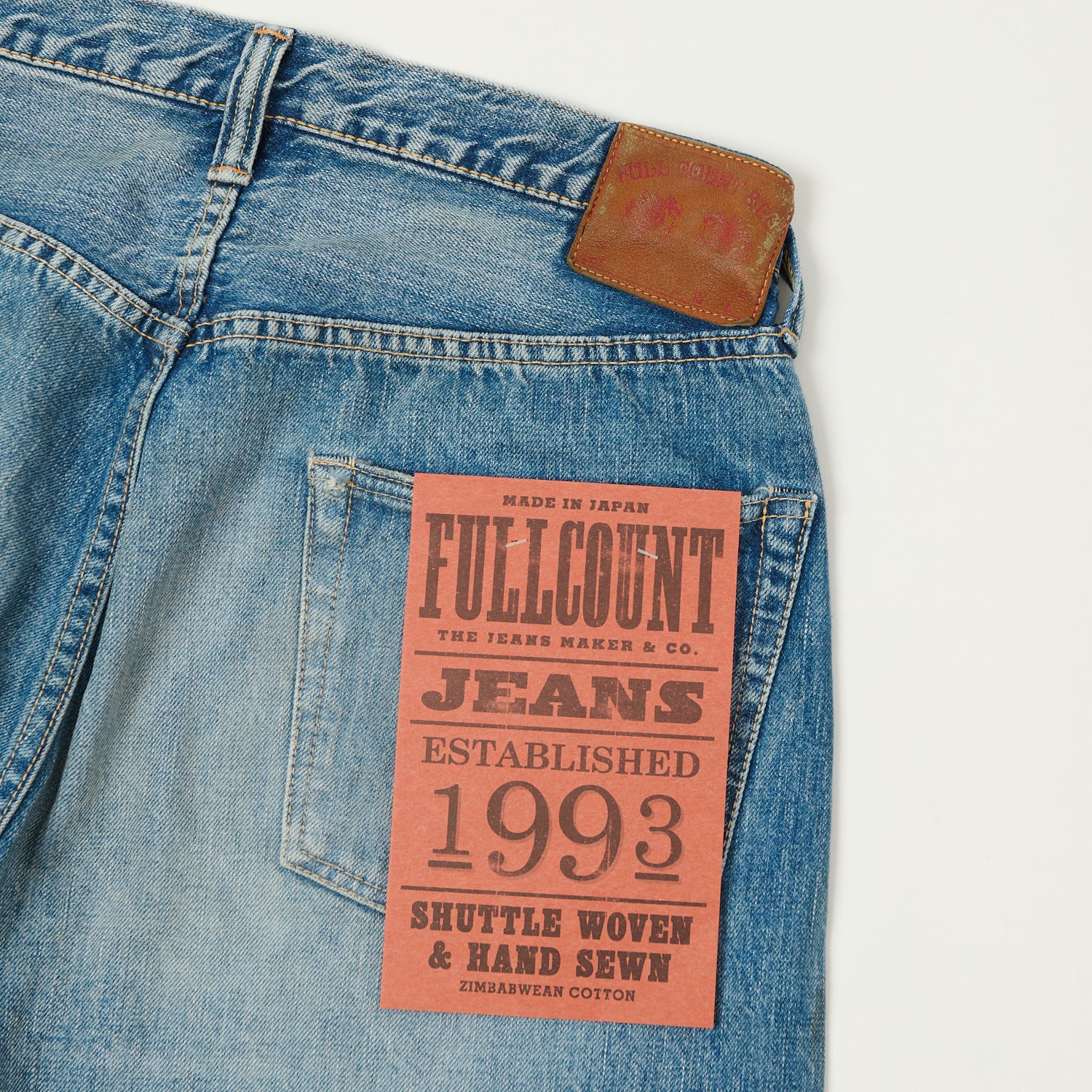 FULLCOUNT 1904 Five Pocket Denim Shorts - Dartford Wash