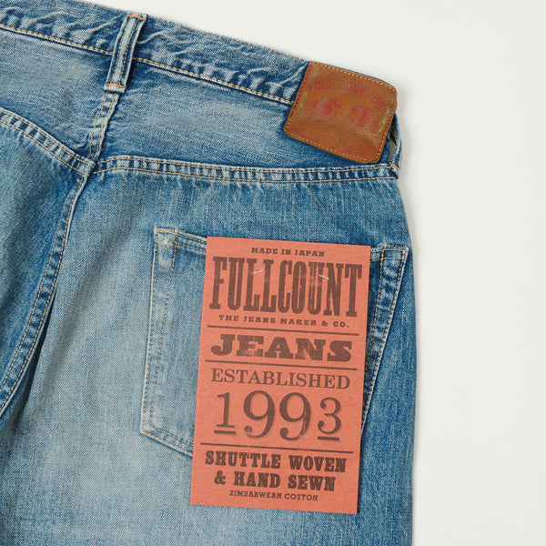 Full Count 1904 Five Pocket Denim Shorts - Dartford Wash