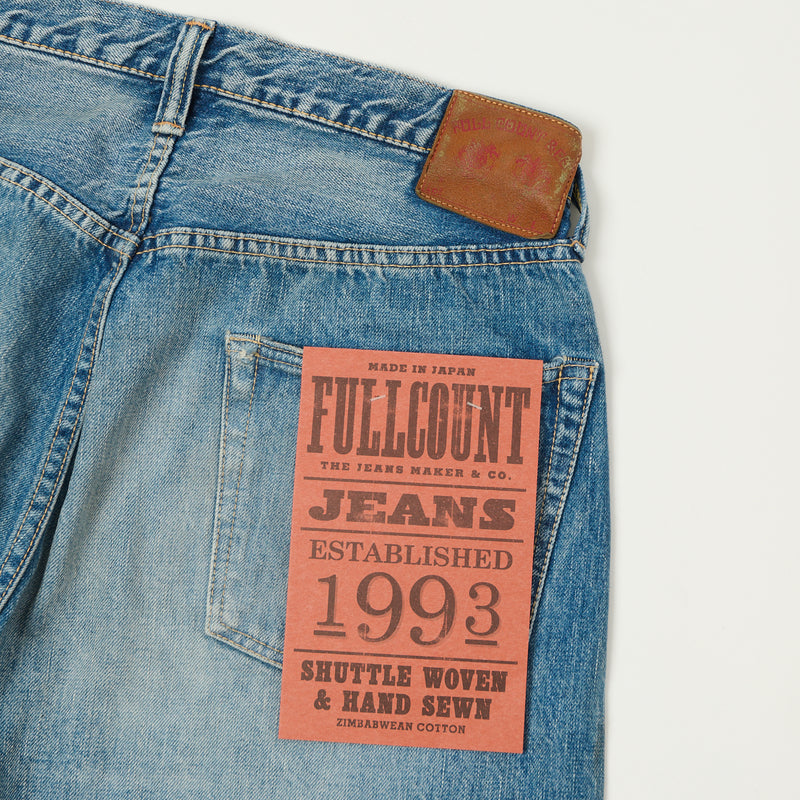 Full Count 1904 Five Pocket Denim Shorts - Dartford Wash