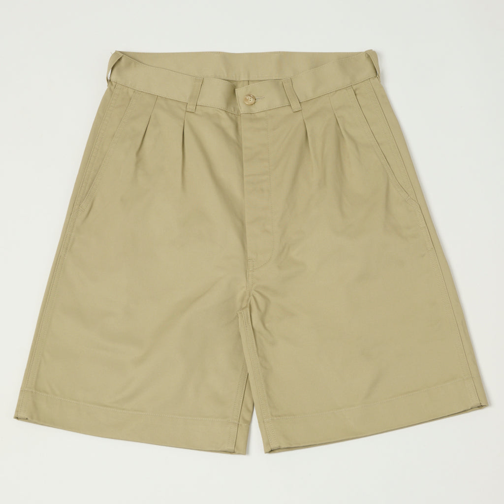 Full Count 1908 M52 Chino Shorts - Beige | SON OF A STAG Full Count 1908 M52 Chino Shorts - Beige | SON OF A STAG