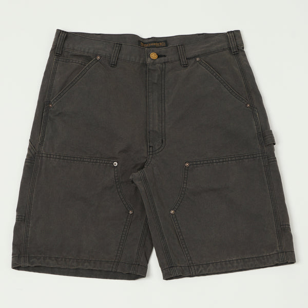 Full Count 1909 Double Knee Shorts - Black