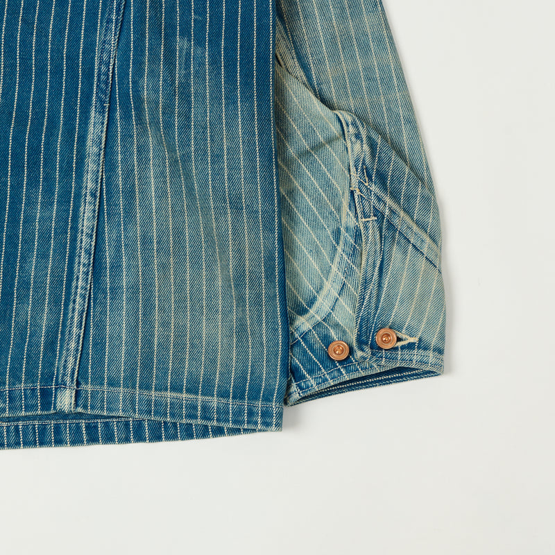 Full Count 2015HW-13 Indigo Wabash Chore Jacket - Heavy Wash