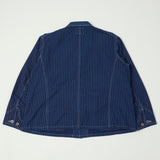 Full Count 2033-1 Stripe Chore Jacket - Indigo Wabash