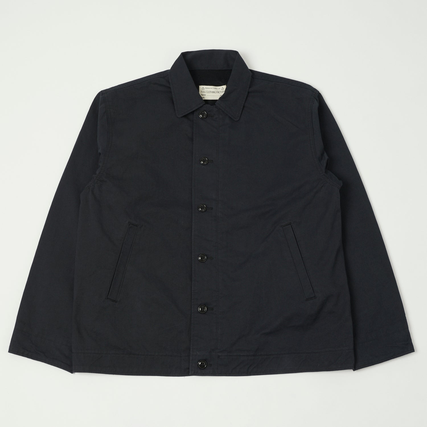Full Count 2034 Old Japanese Twill US Navy Utility Jacket - Black | SON ...