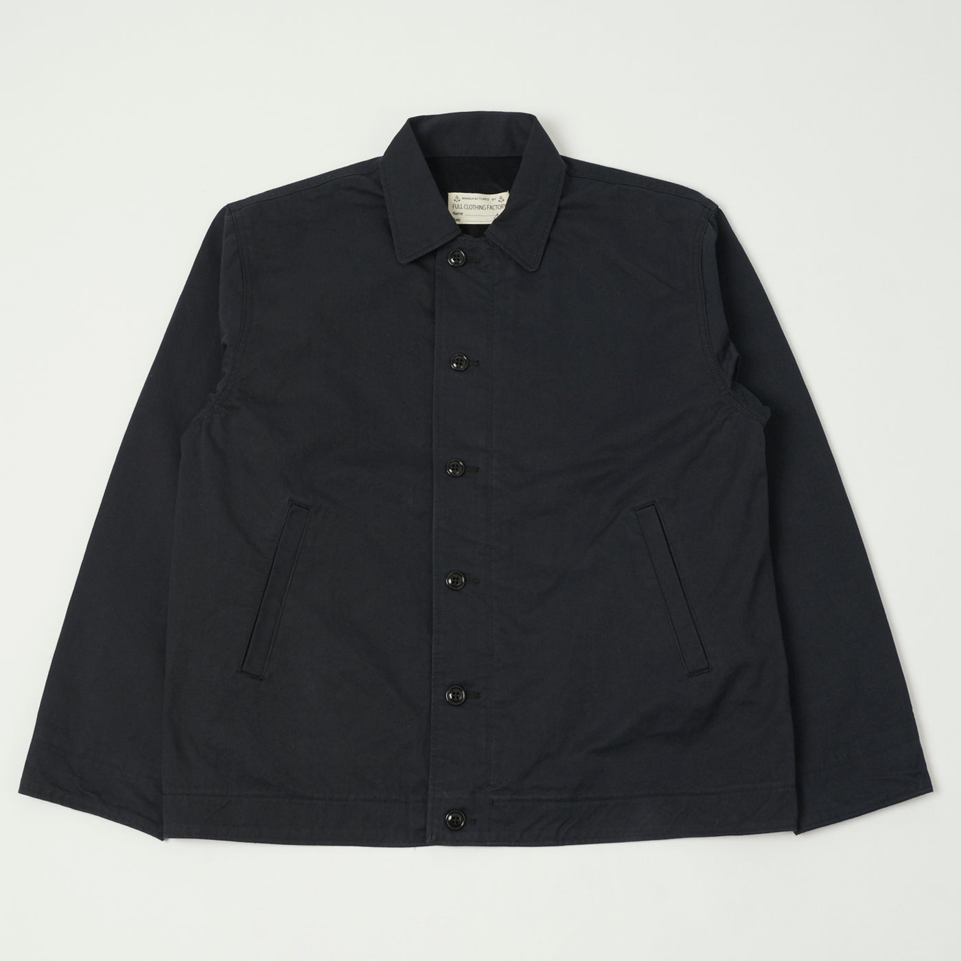 FULLCOUNT 2034 Old Japanese Twill U.S. Navy Utility Jacket - Black