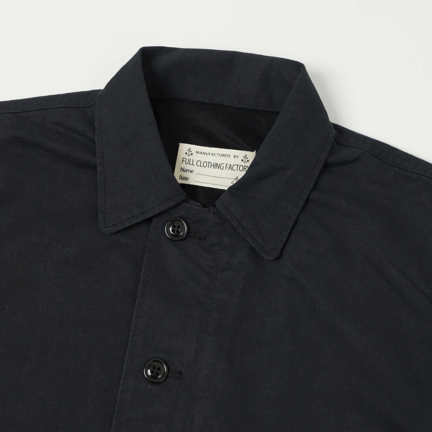 FULLCOUNT 2034 Old Japanese Twill U.S. Navy Utility Jacket - Black