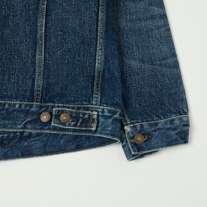 Full Count 2050-2101XX 'Fear of the Dark' Type III Denim Jacket - Washed
