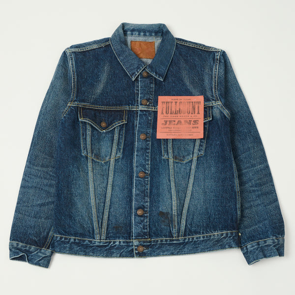 FULLCOUNT 2101XX 15.5oz Type III Denim Jacket - 'Fear of the Dark