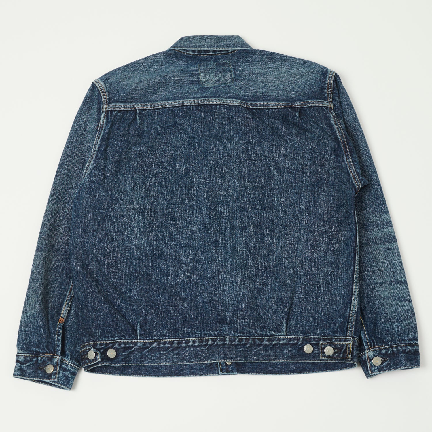FULLCOUNT 2102XX 15.5oz Type II Denim Jacket - 'Fear of the Dark' Wash
