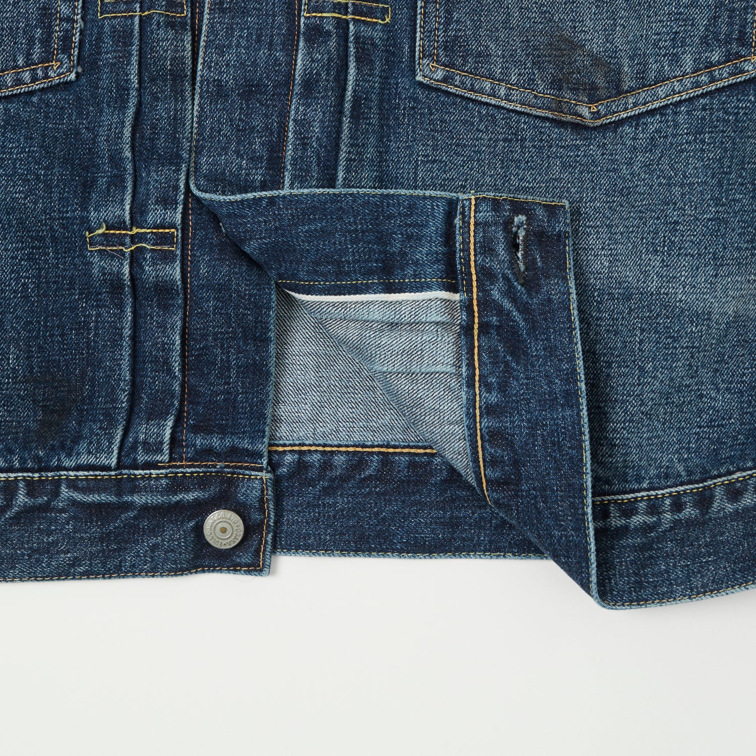 FULLCOUNT 2102XX 15.5oz Type II Denim Jacket - 'Fear of the Dark' Wash