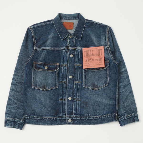 FULLCOUNT 2102XX 15.5oz Type II Denim Jacket - 'Fear of the Dark