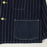 Full Count 2051 Star Print Wabash Chore Jacket - Indigo