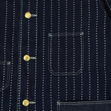 Full Count 2051 Star Print Wabash Chore Jacket - Indigo