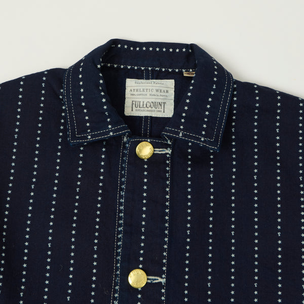 Full Count 2051 Star Print Wabash Chore Jacket - Indigo