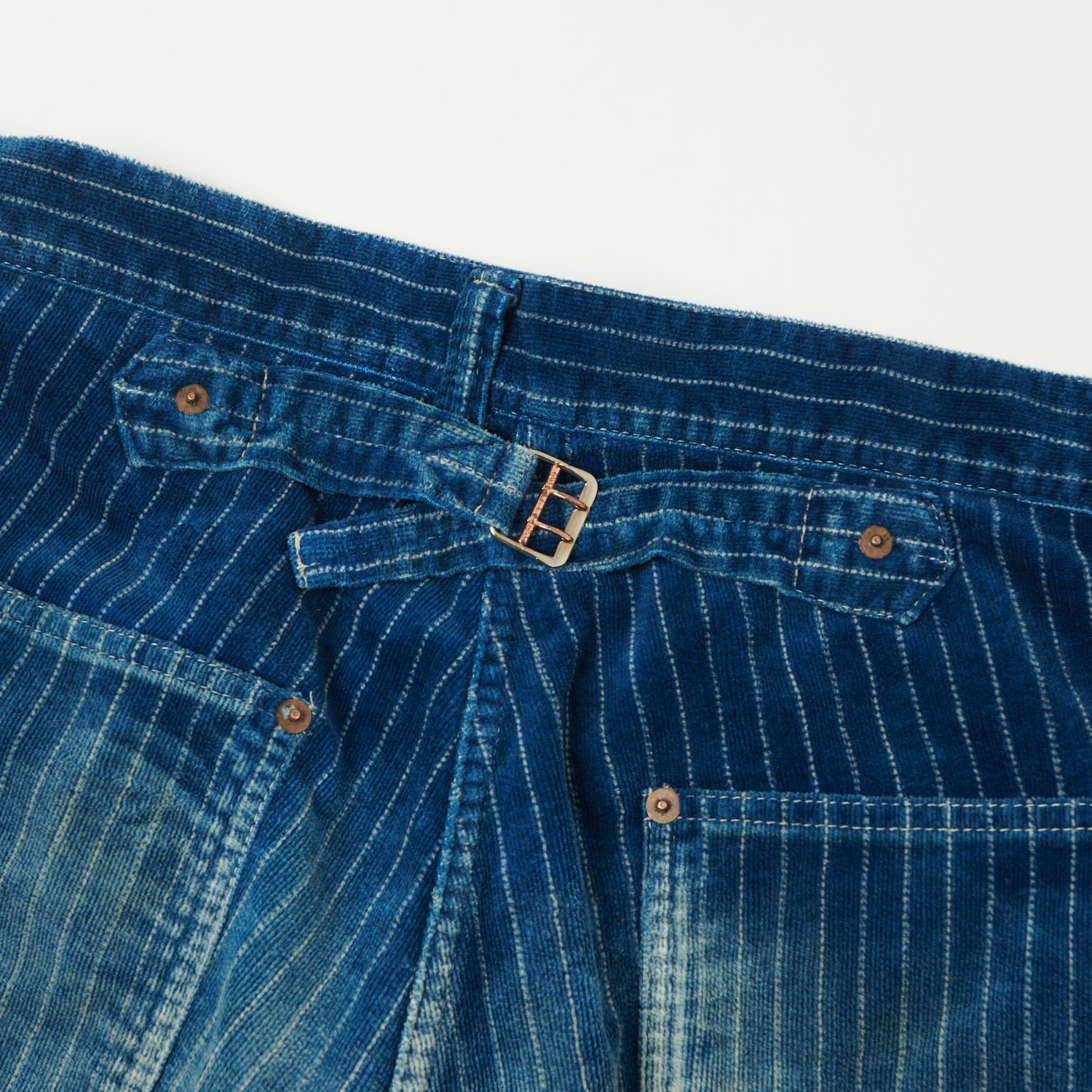 FULLCOUNT 1129 Wabash Corduroy Work Pants - Heavy Wash