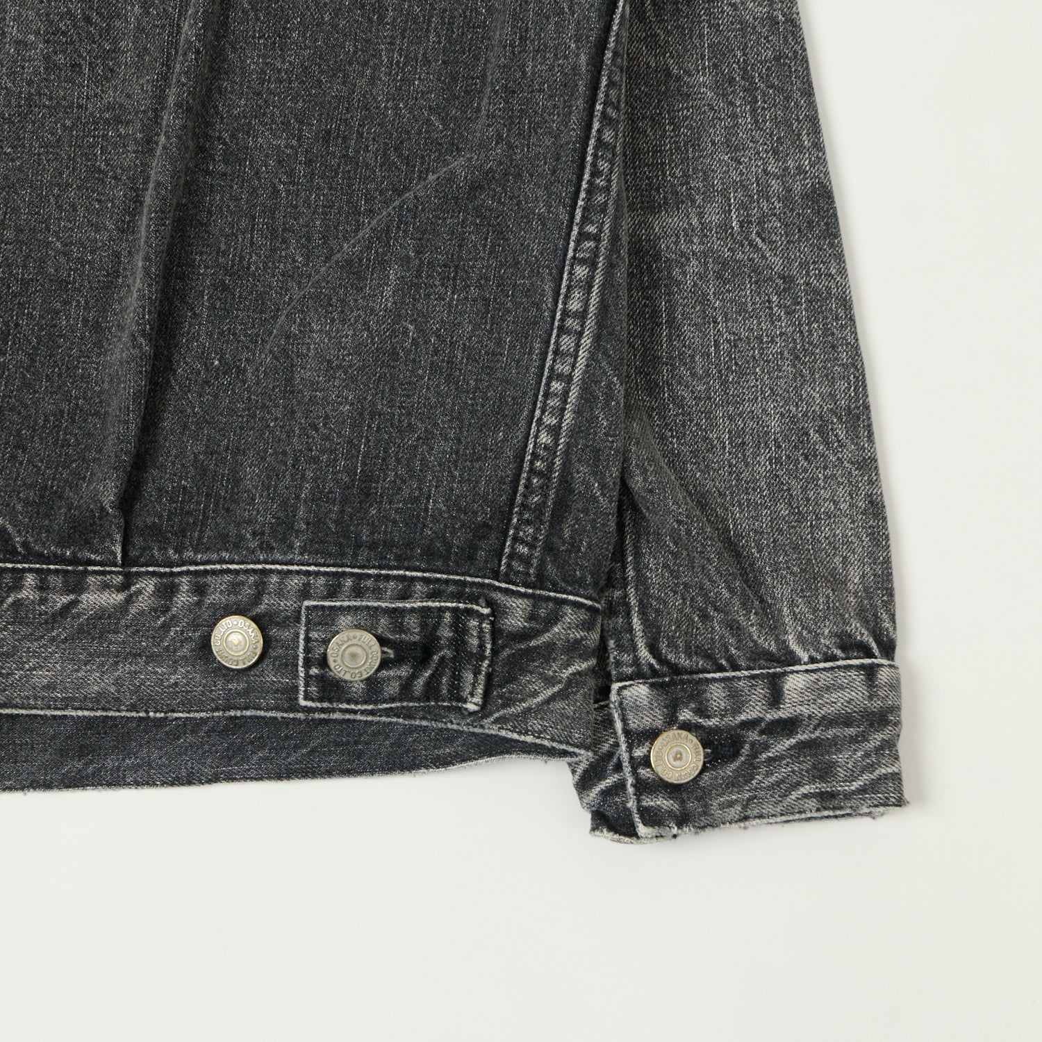 FULLCOUNT 2102 13.7oz Type II Denim Jacket - Black 'Dartford' Wash