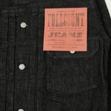 Full Count 2102WBK 13.7oz Type II Denim Jacket - Black One Wash