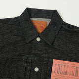Full Count 2102WBK 13.7oz Type II Denim Jacket - Black One Wash