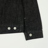Full Count 2102WBK 13.7oz Type II Denim Jacket - Black One Wash