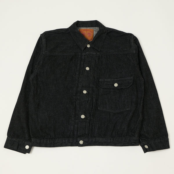 F*s様 FULL COUNT 2107SS Super Smooth 11.5 FULLCOUNT 2107SS 'Super Smooth' 11.5oz Type I Denim Jacket - Black