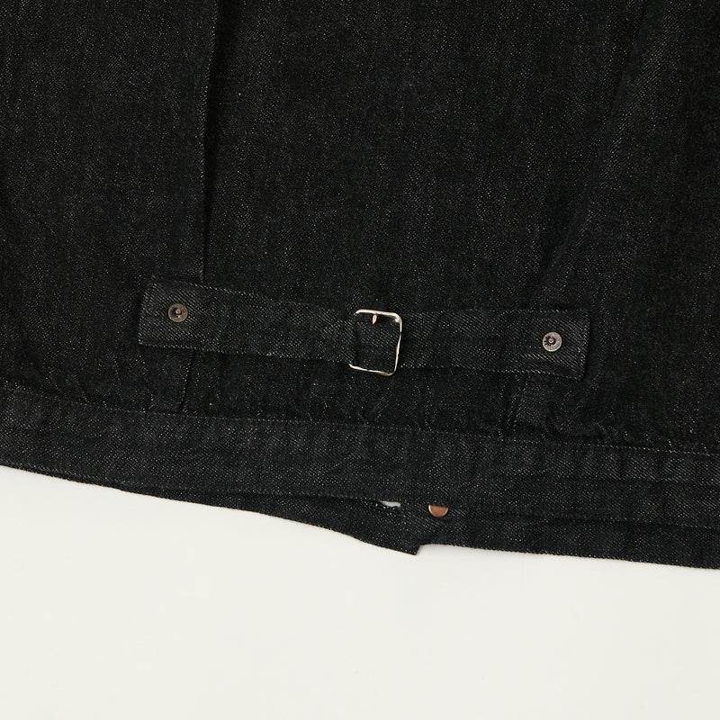 Full Count 2107SS 'Super Smooth' 11.5oz Type I Denim Jacket - Black One Wash