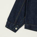 Full Count 2107E Souvenir Embroidery Type I Denim Jacket - One Wash