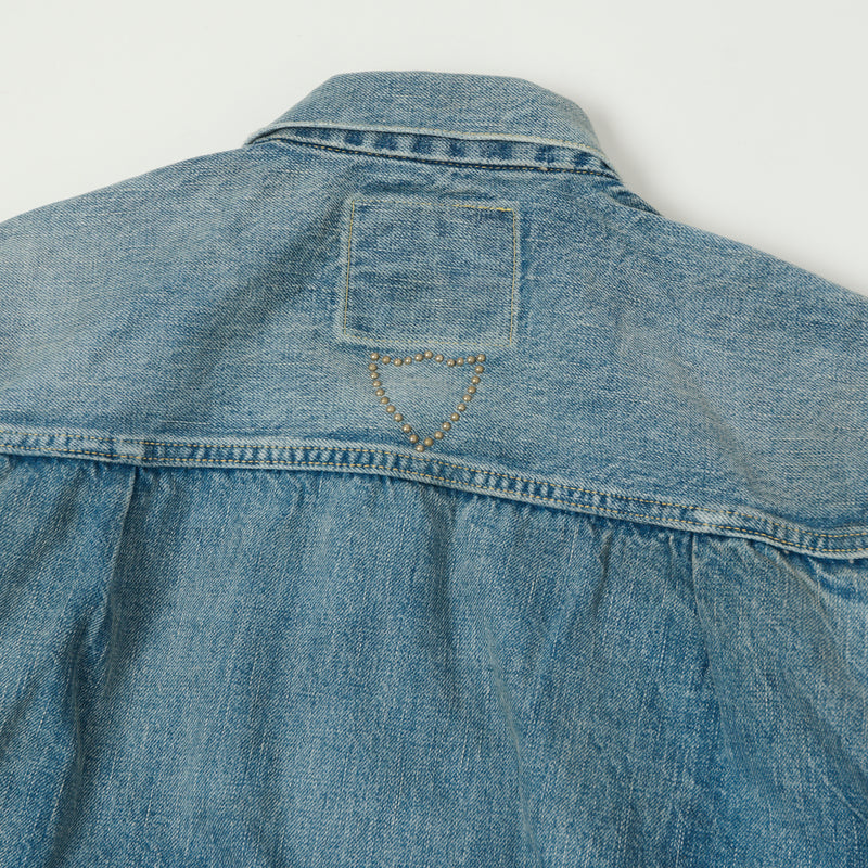 Full Count 2978-2107HTC 'On Studs by Zip Stevenson HTC' Type I Jacket - Dartford Wash