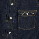 Full Count 2107HTC 13.7oz 'On Studs by Zip Stevenson HTC' Type I Jacket - One Wash