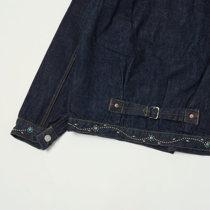 Full Count 2107HTC 13.7oz 'On Studs by Zip Stevenson HTC' Type I Jacket - One Wash
