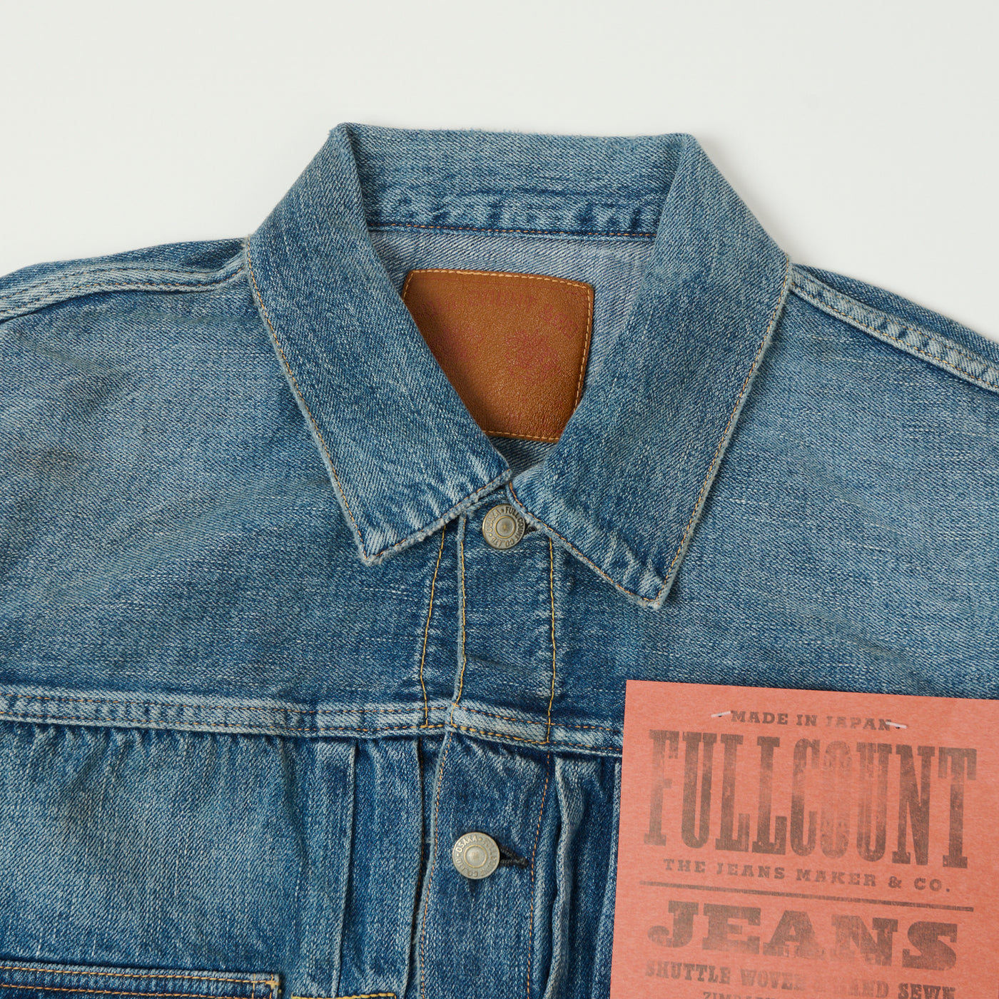 FULLCOUNT 2102SS 'Super Smooth' 11.5oz Type II Denim Jacket - 'Dartford' Wash