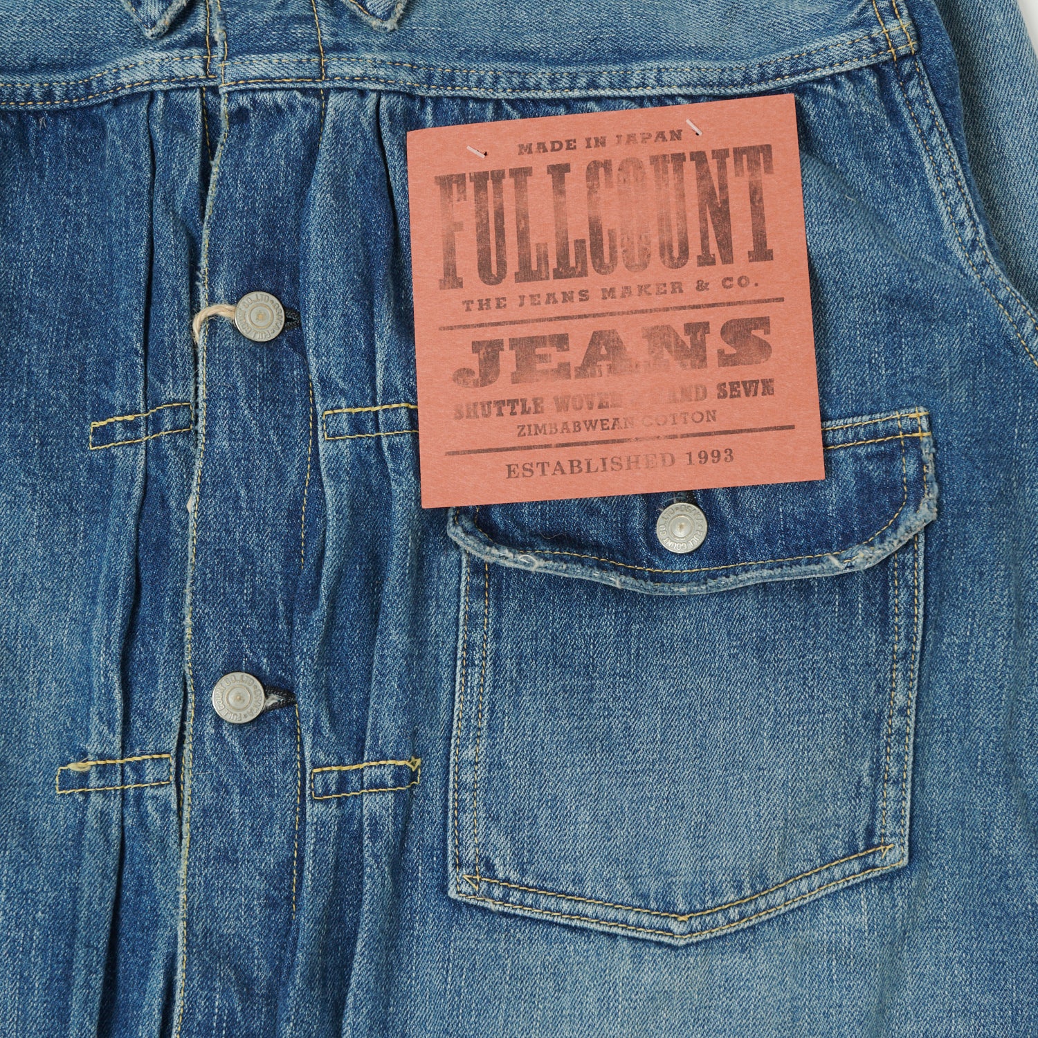 FULLCOUNT 2107SS 'Super Smooth' 11.5oz Type I Denim Jacket