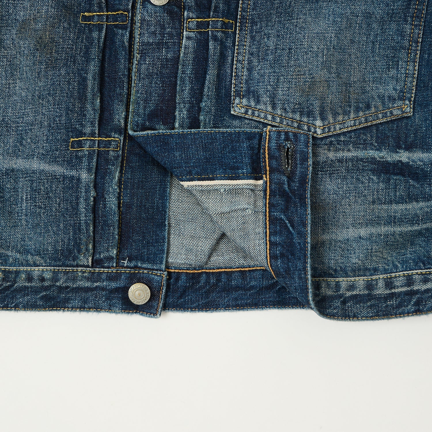 FULLCOUNT 2107 13.5oz Type I Denim Jacket - 'More Than Just Fear' Wash