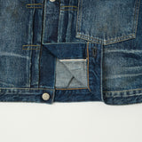 Full Count 2107 13.5oz Type I Denim Jacket - 'More Than Just Fear' Wash