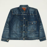 Full Count 2107 13.5oz Type I Denim Jacket - 'More Than Just Fear' Wash