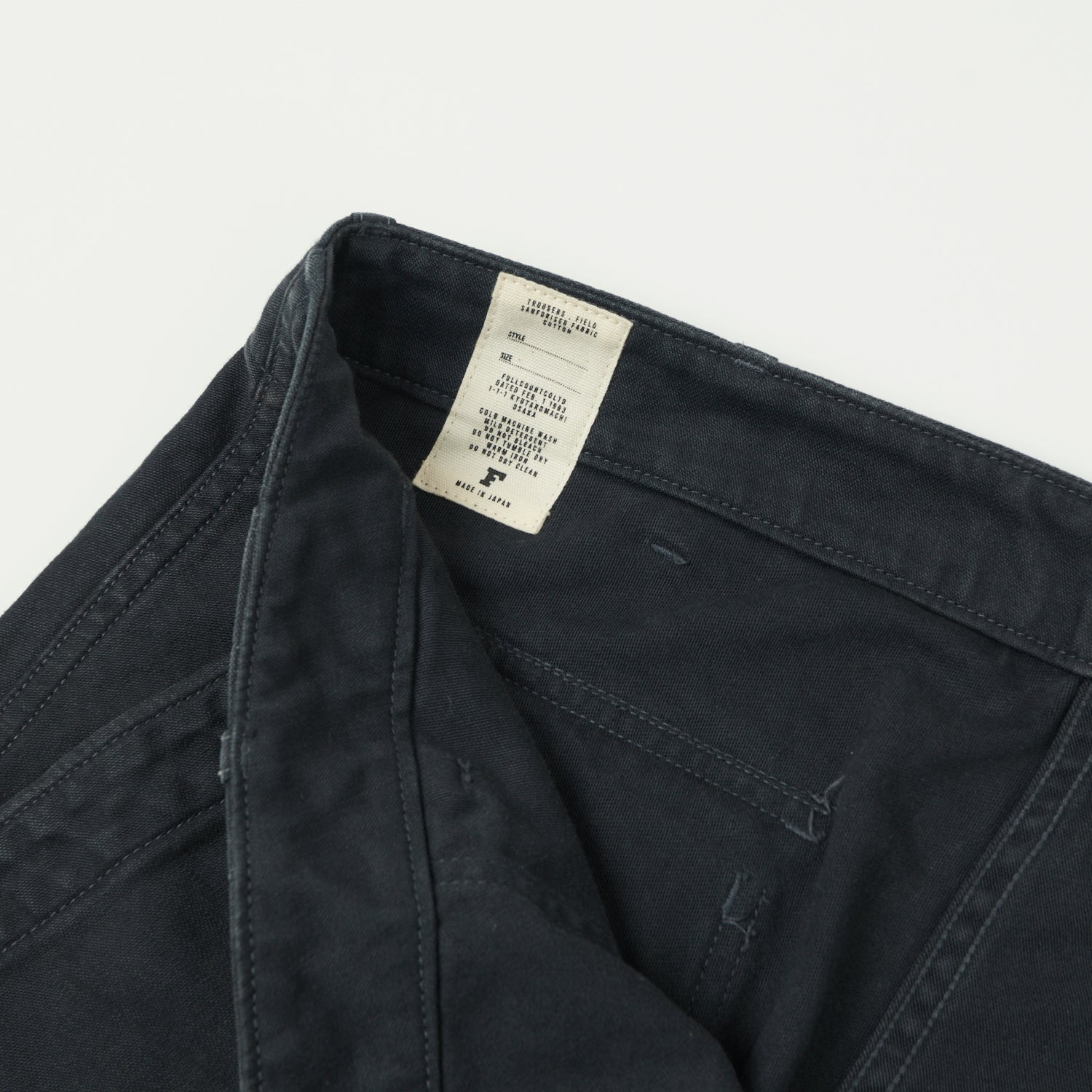 FULLCOUNT 1992 OG107 Utility Trouser - Black