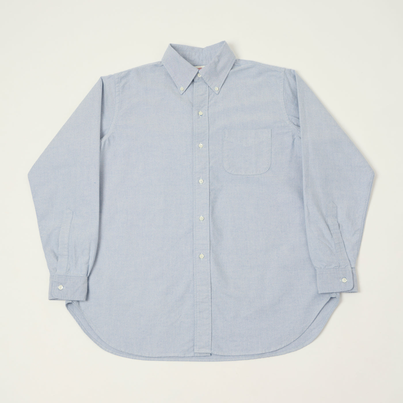 FULLCOUNT 4081 'Good Old Button Down' Shirt - Blue