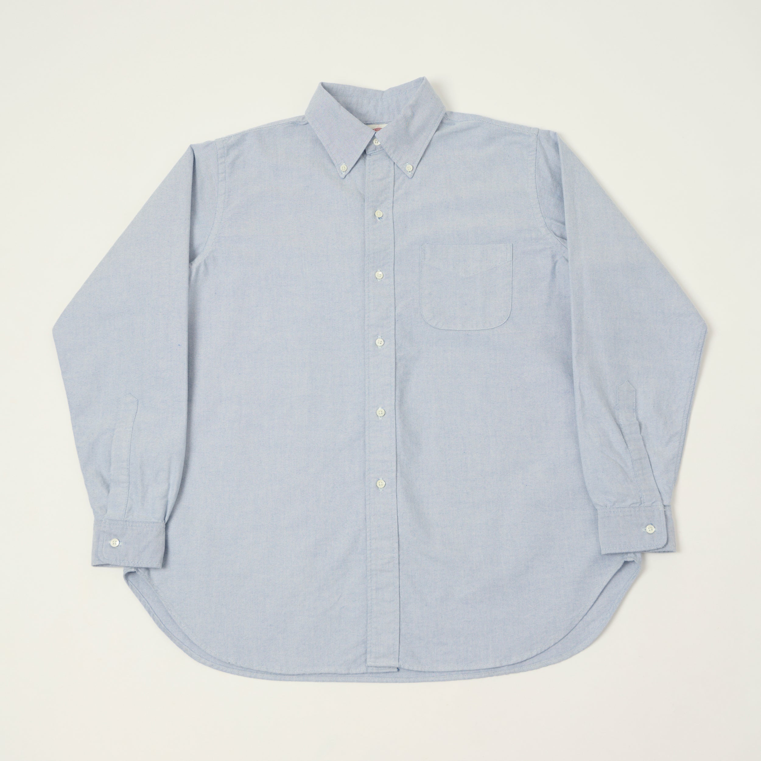 FULLCOUNT 4081 'Good Old Button Down' Shirt - Blue