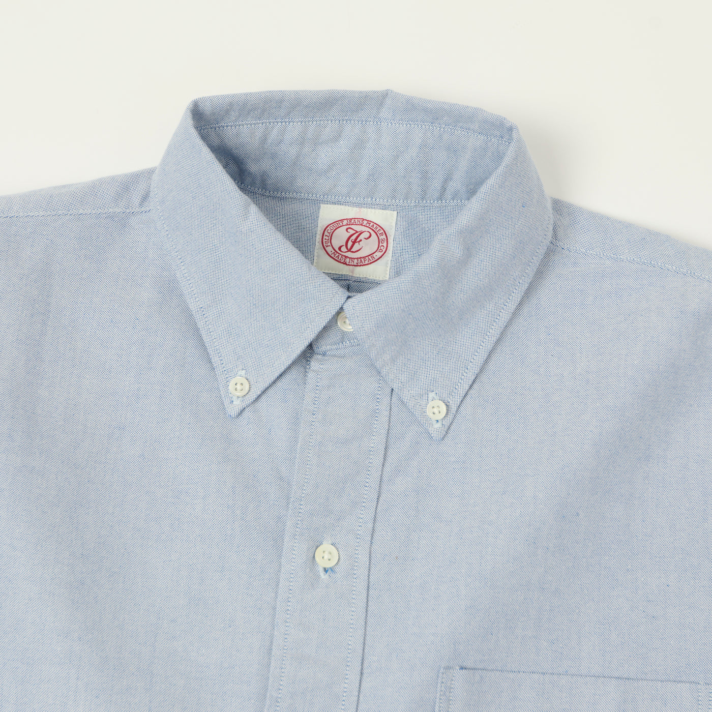 FULLCOUNT 4081 'Good Old Button Down' Shirt - Blue