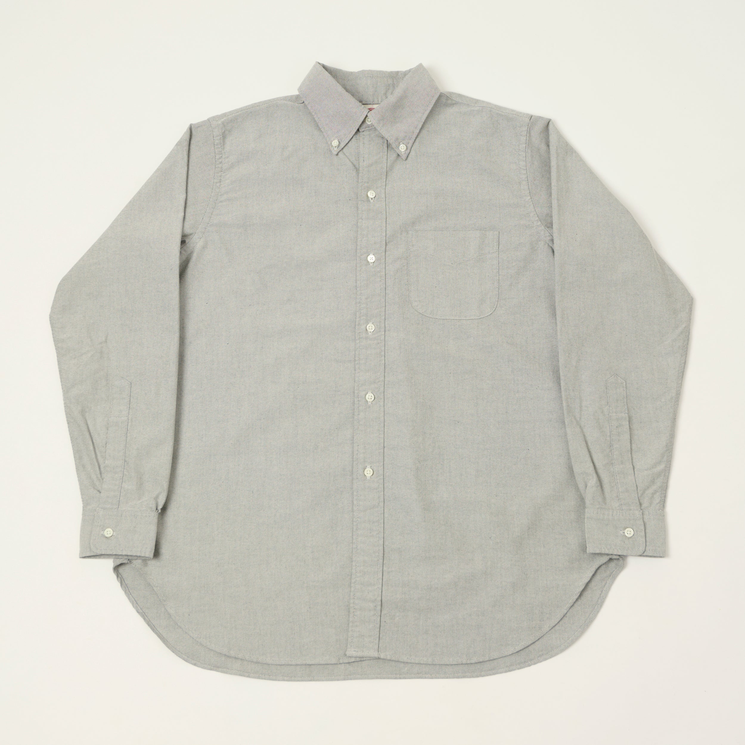 FULLCOUNT 4081 'Good Old Button Down' Shirt - Grey