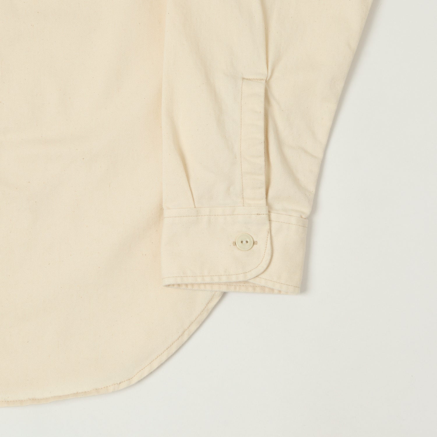 FULLCOUNT 4087 Twill Work Shirt - Ecru