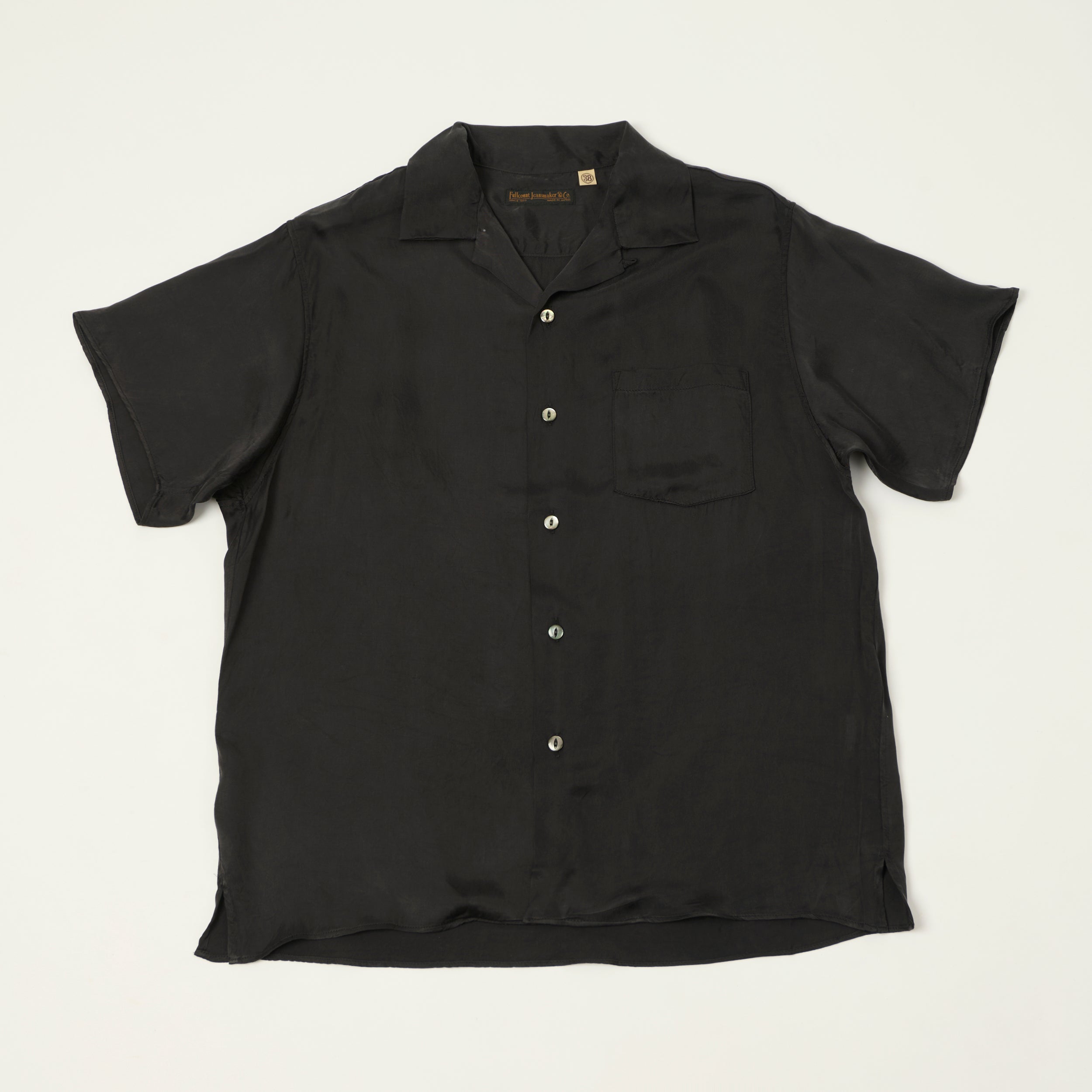 Buzz Rickson's Short Sleeve Herringbone Work Shirt - Black – SON