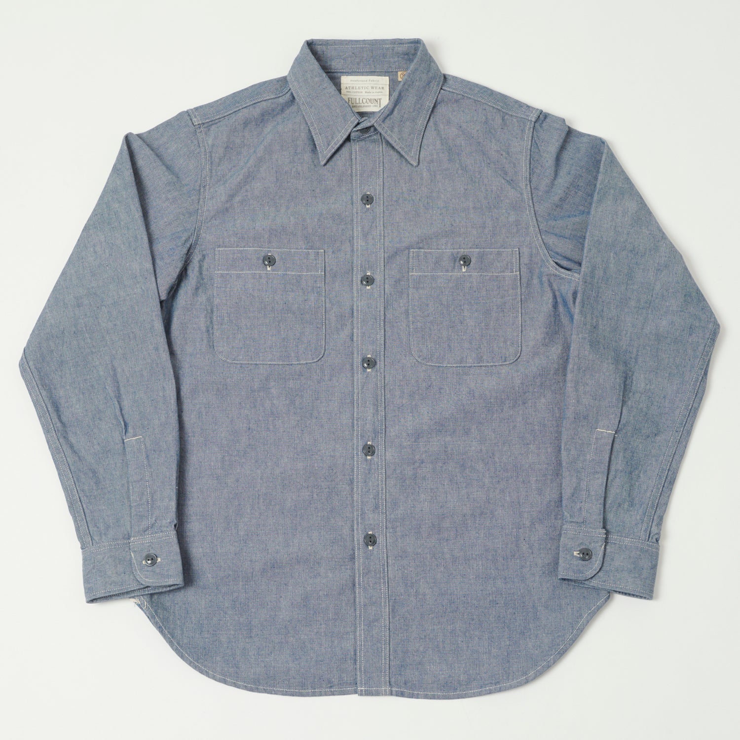 Full Count 4810 8oz Heavy Duty Chambray Shirt - Indigo | SON OF A STAG