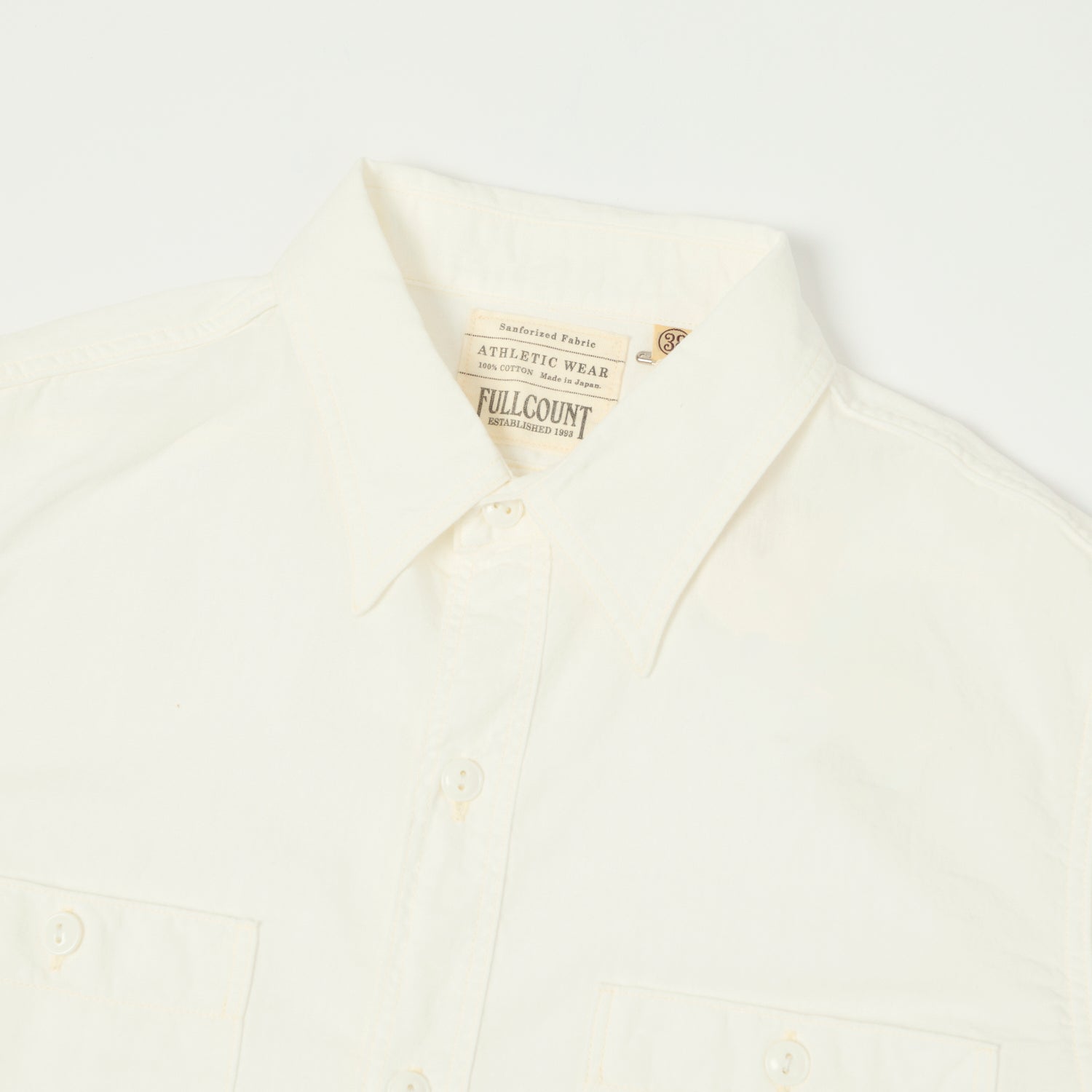 FULLCOUNT 4810 5oz Chambray Work Shirt - White