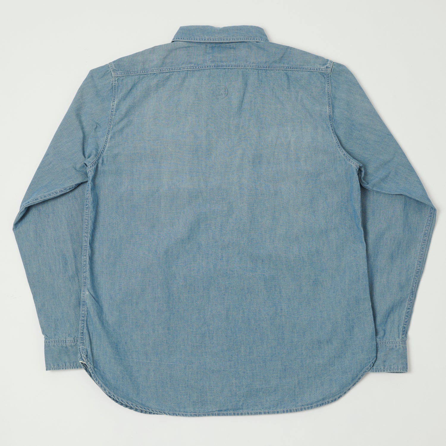 Full Count 4810HW-3 5oz Chambray Work Shirt - Fade | SON OF A STAG